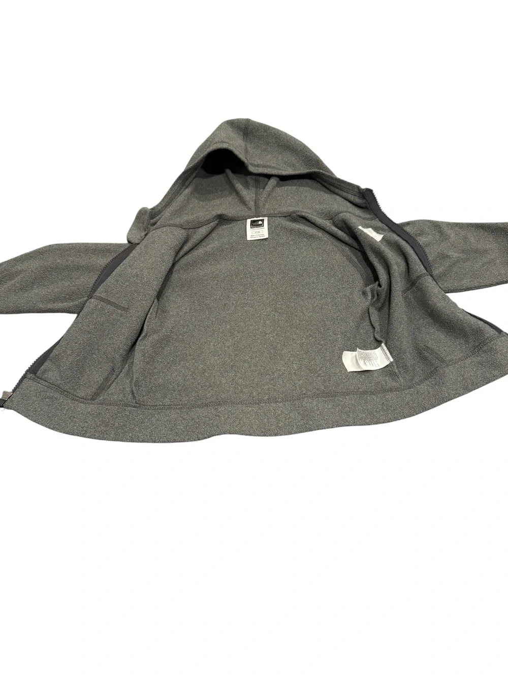 The North Face Toddler Hooded Full-Zip Lightweight Jacket - Heather Gray